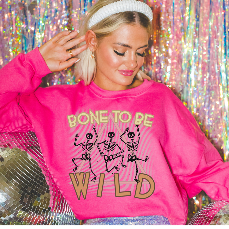 Bone To Be Wild Halloween Sweatshirt