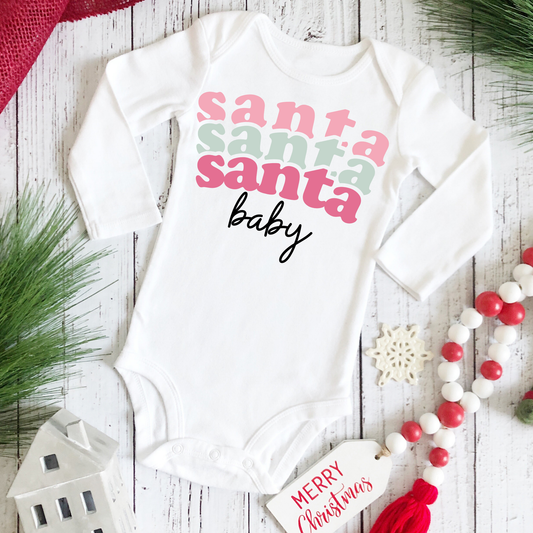 Santa Baby Christmas Onesie