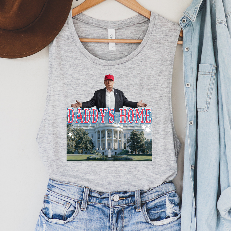 Daddys Home Political Tank Top