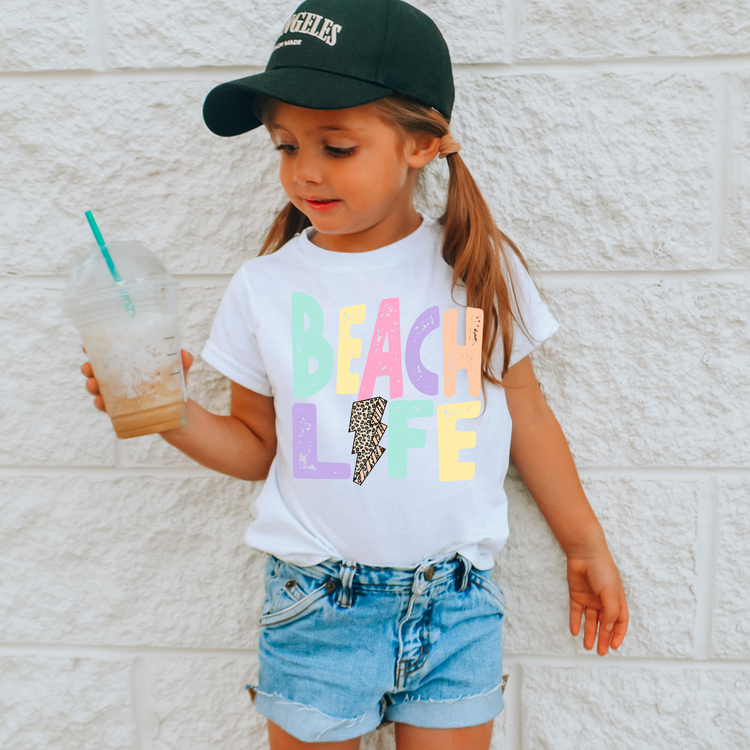 Beach Life Kid Summer Graphic Tee