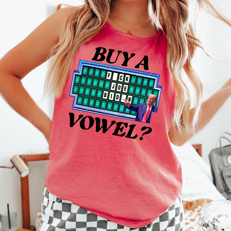 Buy A Vowel? Comfort Colors Tank Top