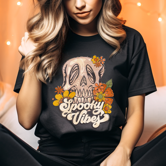 Spooky Vibes Adult Graphic Tee