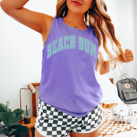 Beach Bum Comfort Colors Tank Top