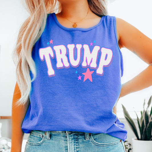 Trump Stars Comfort Colors Tank Top