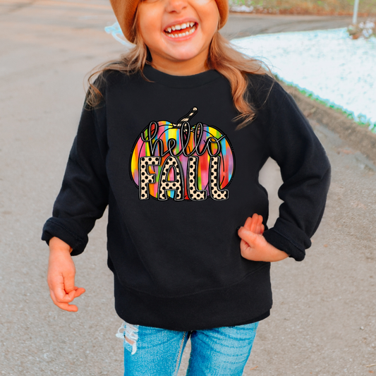 Hello Fall Kids Sweatshirt