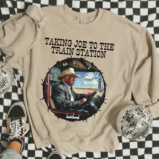 Train Station Political Sweatshirt