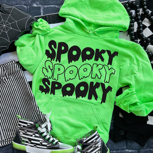 Spooky Dripping Black Halloween Hoodie