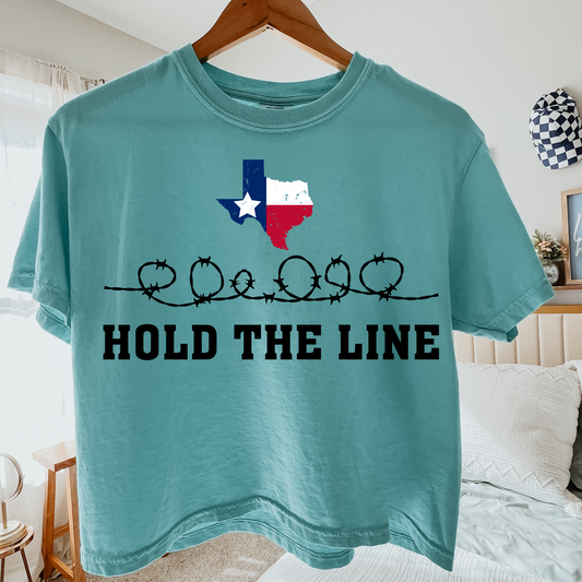 Hold The Line Comfort Colors Graphic Tee