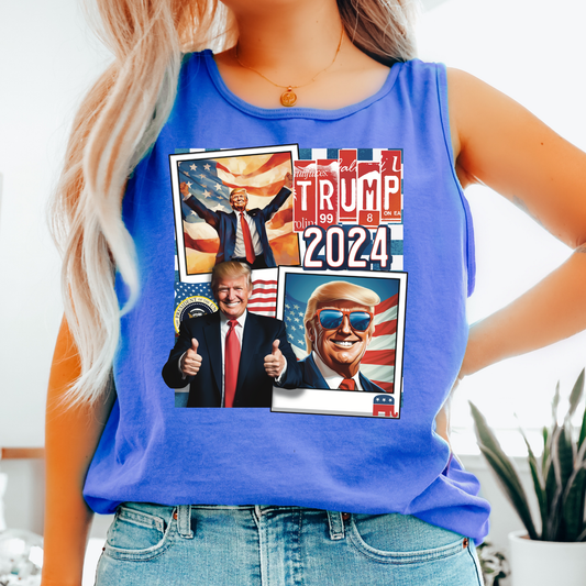 Trump 2024 Comfort Colors Tank Top