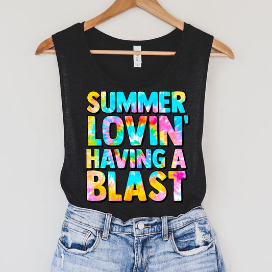 Summer Lovin Having A Blast Summer Tank Top