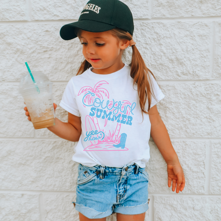 Cowgirl Summer Kid Summer Graphic Tee