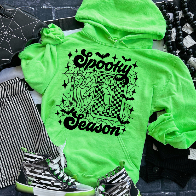 Spooky Season Black Switch Halloween Hoodie