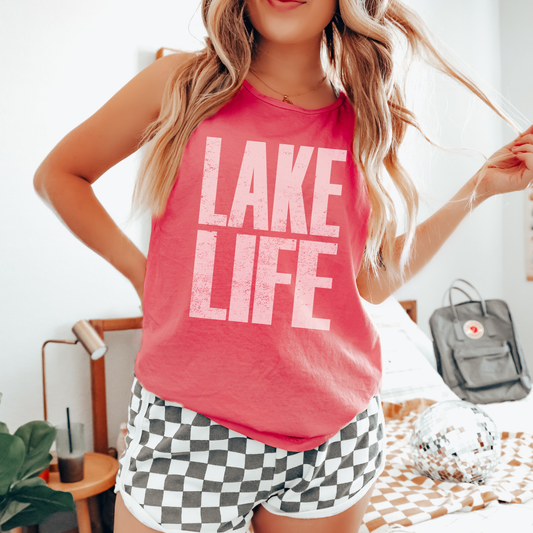 Lake Life Comfort Colors Tank Top