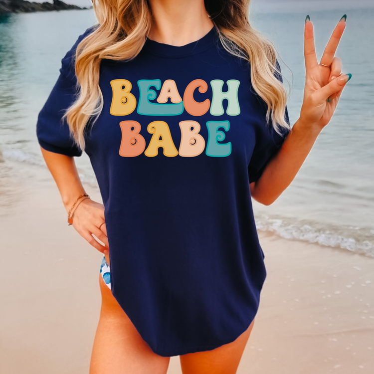 Beach Babe Summer Comfort Colors Graphic Tee