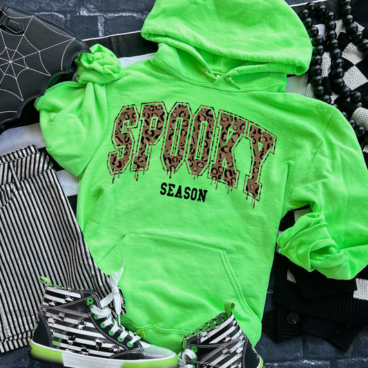 Leopard Spooky Halloween Hoodie