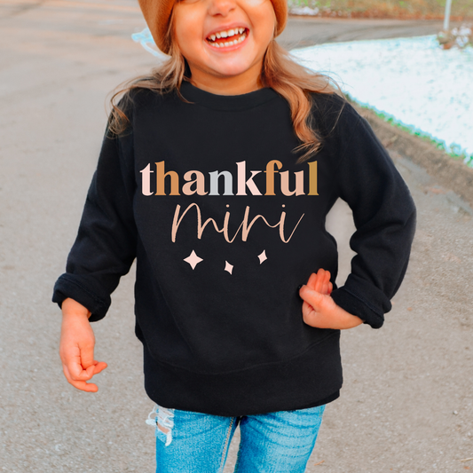 Thankful Mini Kids Sweatshirt