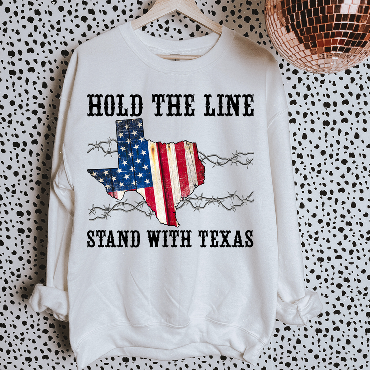 Hold The Line Political Sweatshirt