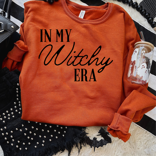 In My Witchy Era Black Halloween Sweatshirt