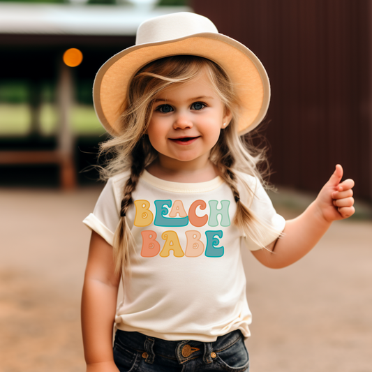 Beach Babe Kids Summer Graphic Tee