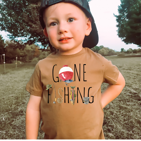 Kids Gone Fishing Graphic Tee