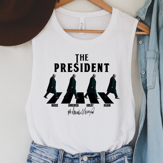 The President Political Tank Top