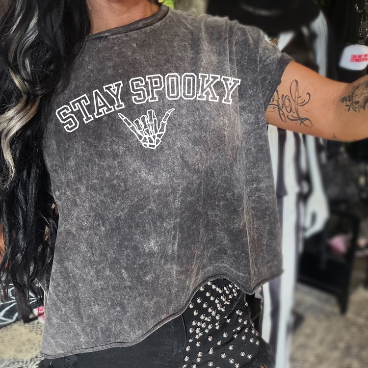 Stay Spooky Mineral Washed Halloween Tee