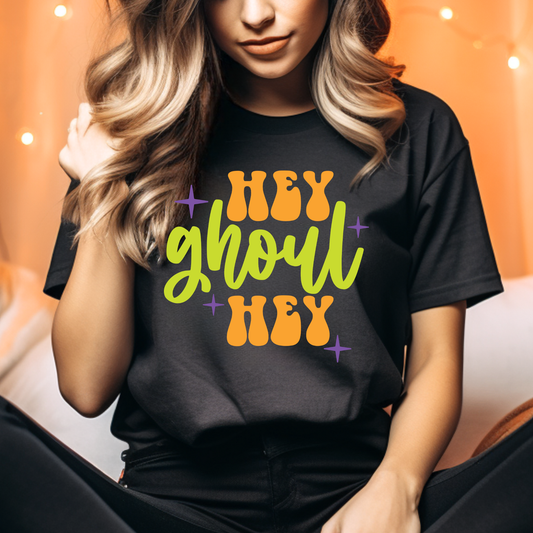 Hey Ghoul Hey Adult Graphic Tee