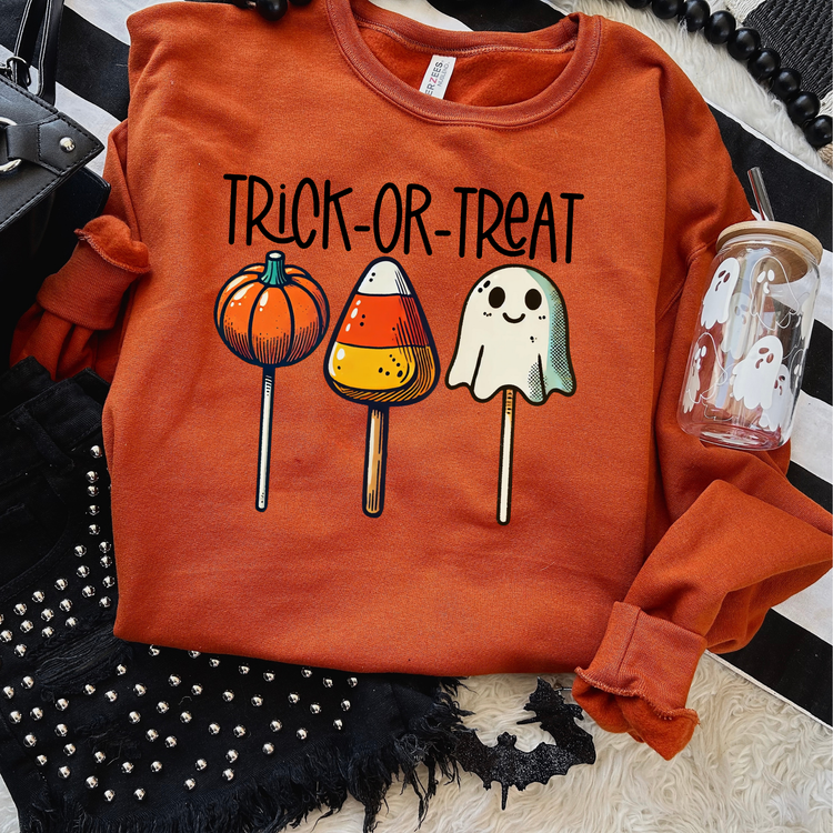 Treat Or Treat Halloween Sweatshirt