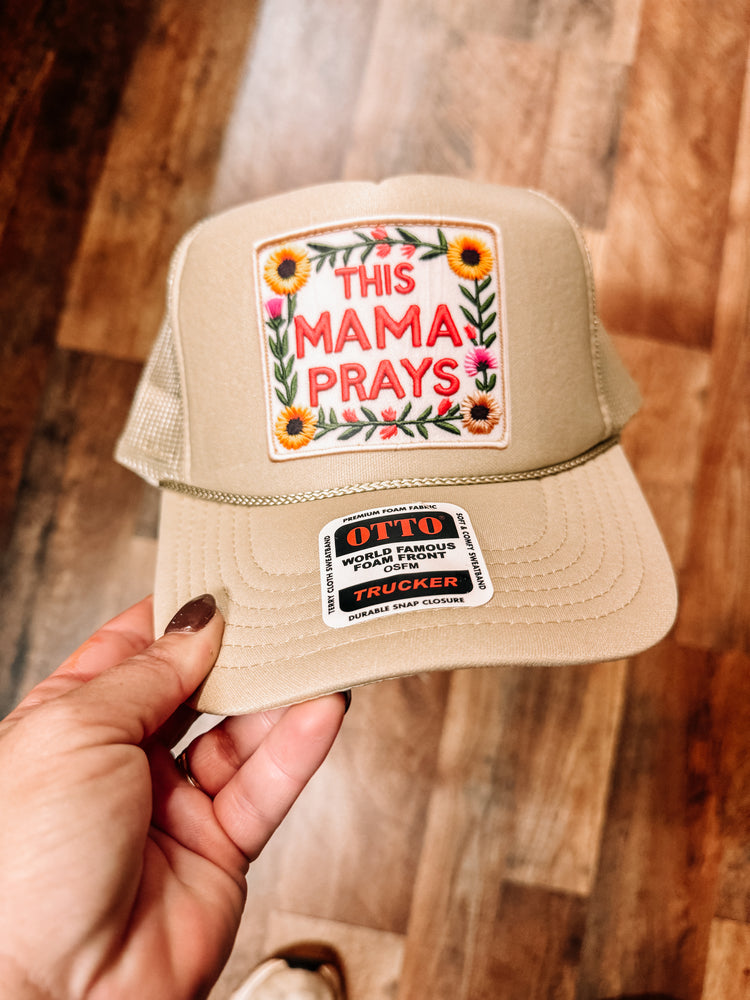 This Mama Prays Otto Trucker Hat