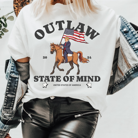 Outlaw State Of Mind Graphic Tee