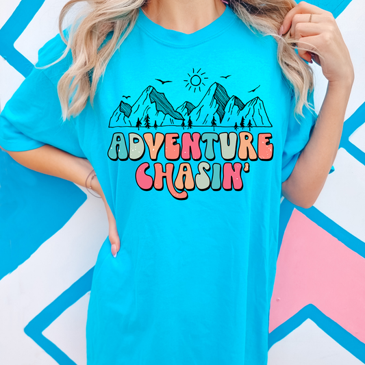 Adventure Chasin' Summer Comfort Colors Graphic Tee