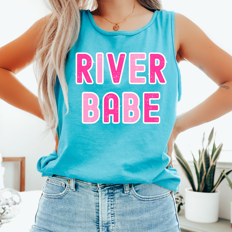 River Babe Comfort Colors Tank Top