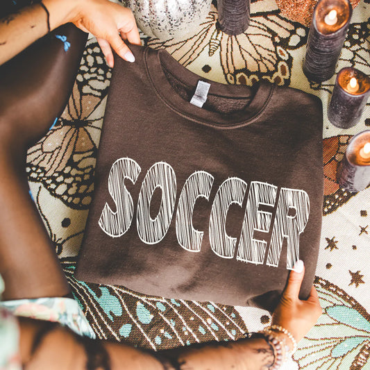 Soccer Scribble Sweatshirt