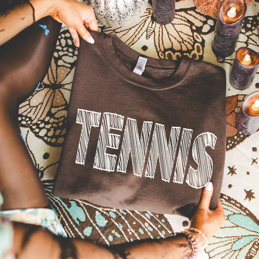 Tennis Scribble Sweatshirt