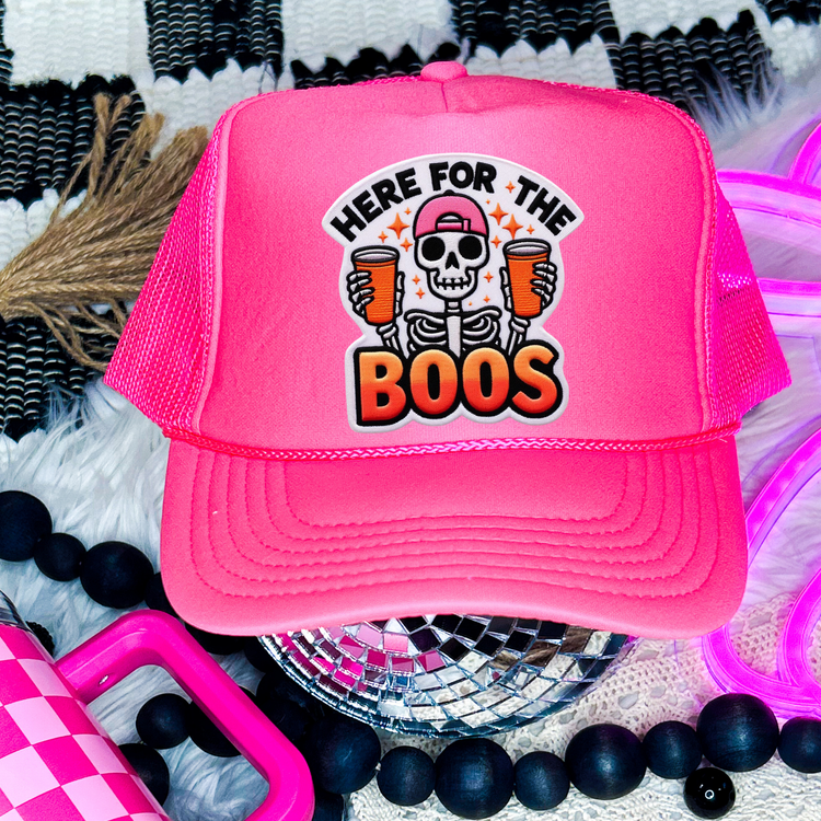 Here For The Boos Otto Trucker Hat