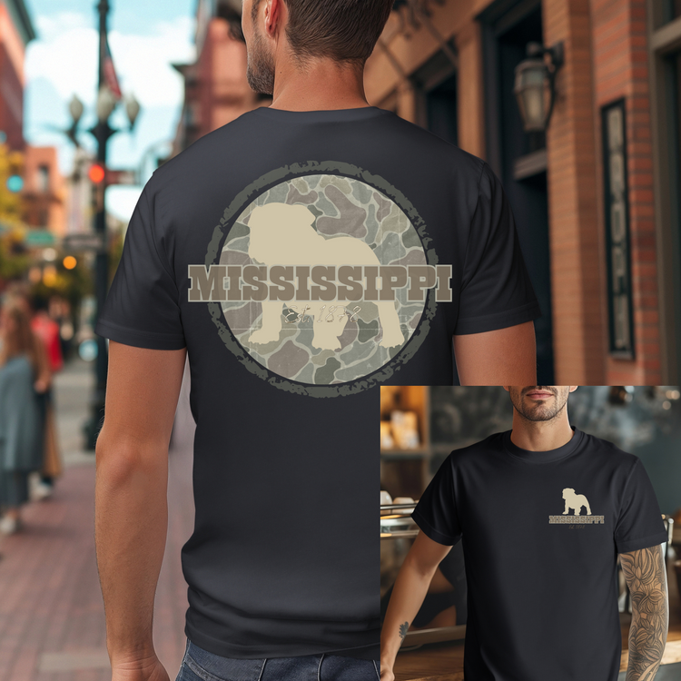 Mississippi Mens Football Graphic Tee