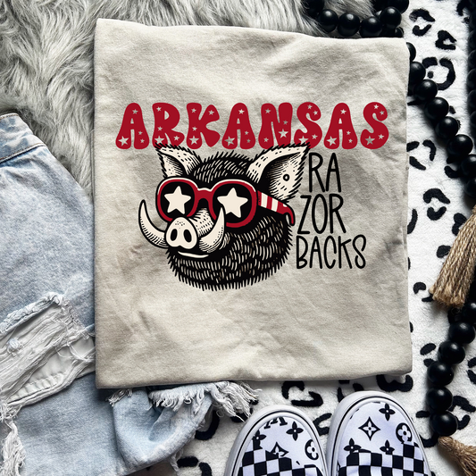 Arkansas Razorbacks Football Graphic Tee