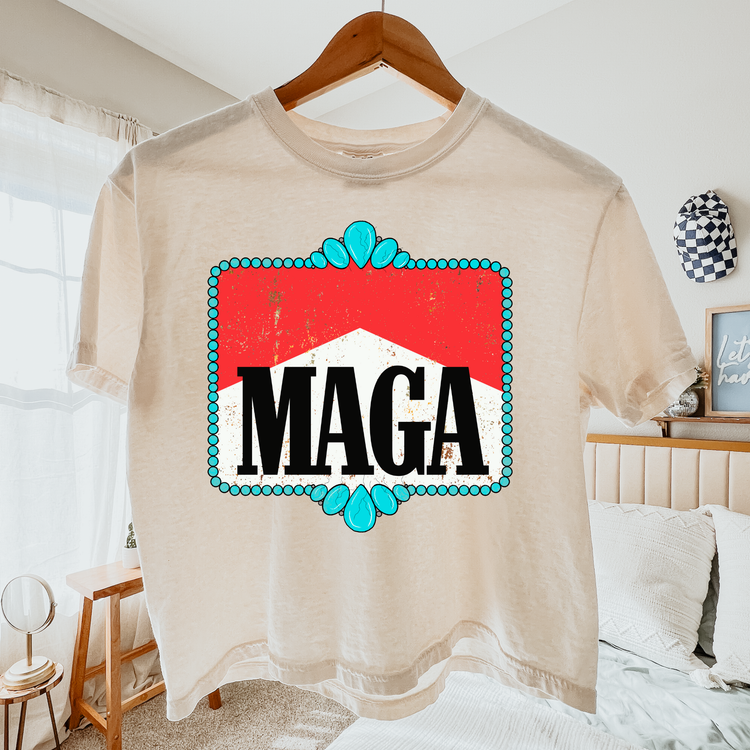 Western MAGA Comfort Colors Graphic Tee