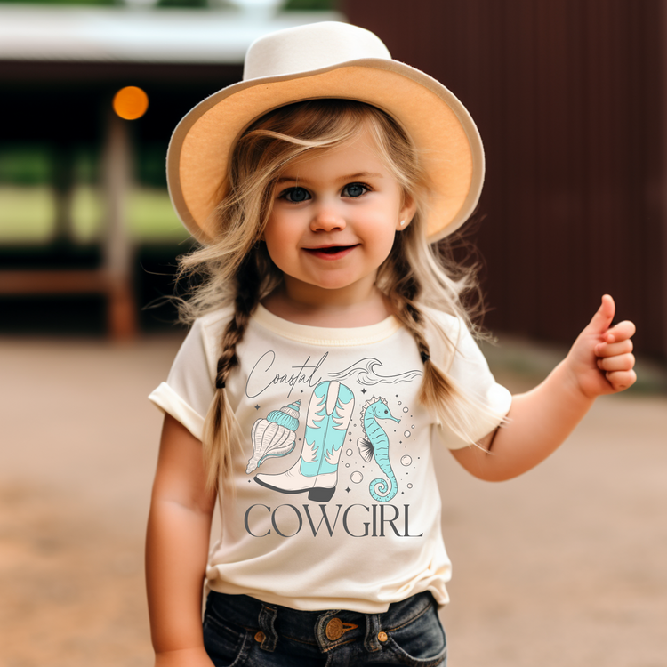 Coastal Cowgirl Kids Summer Graphic Tee