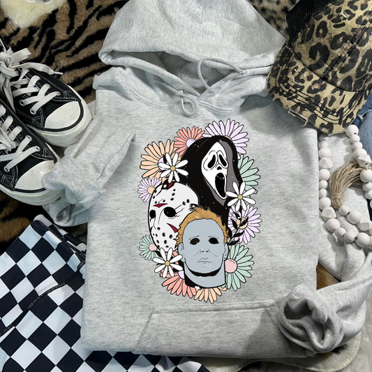 Killer Florals Halloween Hoodie