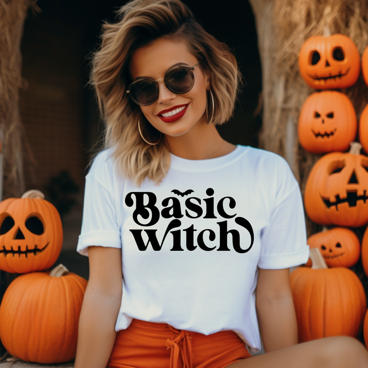 Basic Witch Adult Graphic Tee