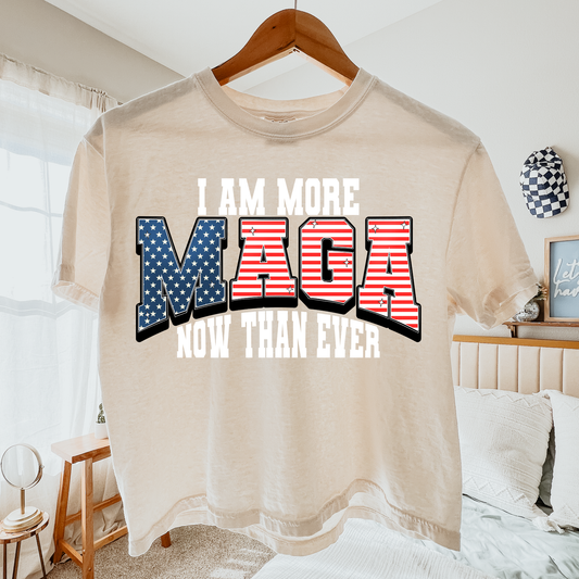 I'm More MAGA White Comfort Colors Graphic Tee