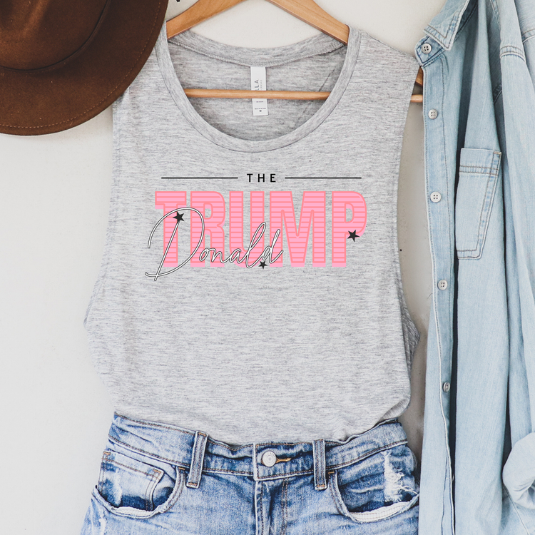 Trump Pink Political Tank Top