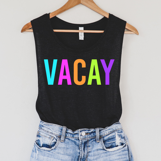 Bright Vacay Summer Tank Top