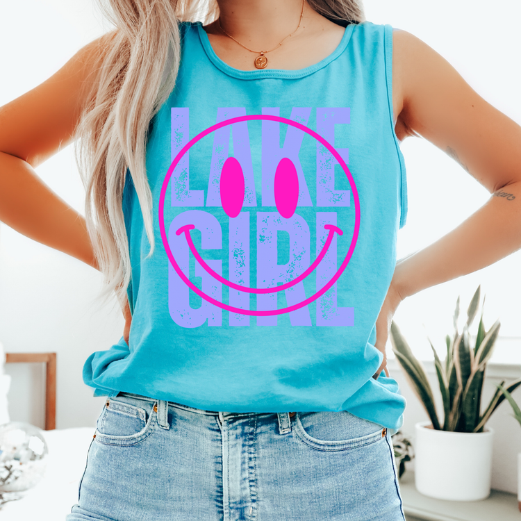 Lake Girl Comfort Colors Tank Top