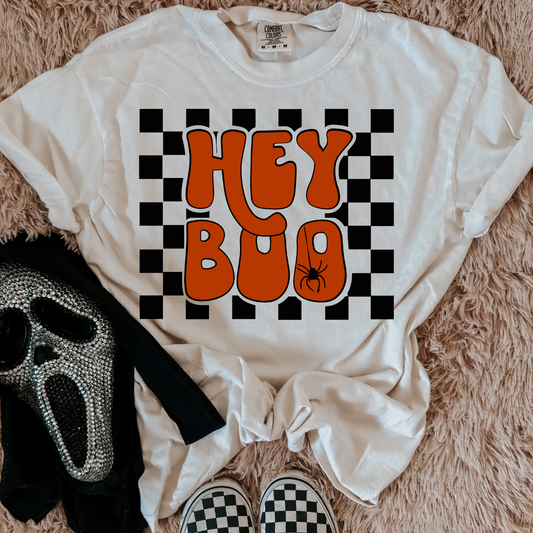 Hey Boo Comfort Colors Graphic Tee