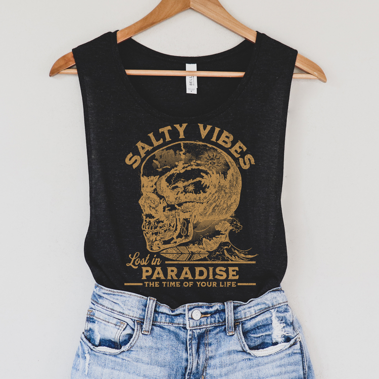 Salty Vibes Summer Tank Top