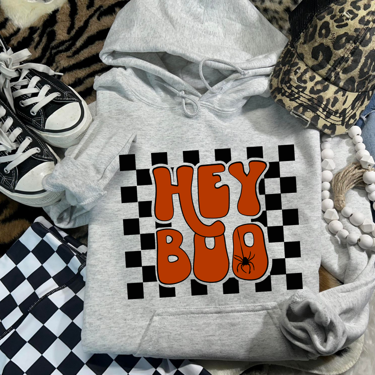 Hey Boo Halloween Hoodie