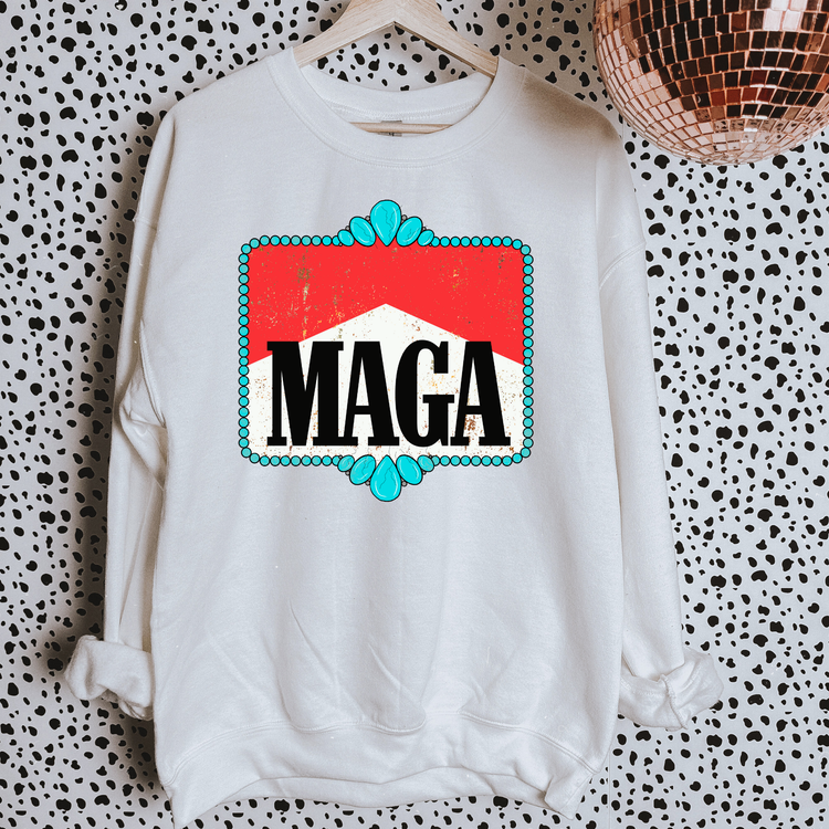 Western MAGA Political Sweatshirt