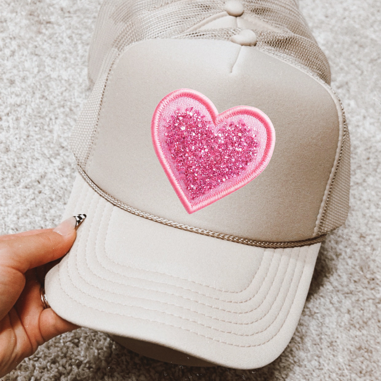 Pink Heart Otto Trucker Hat